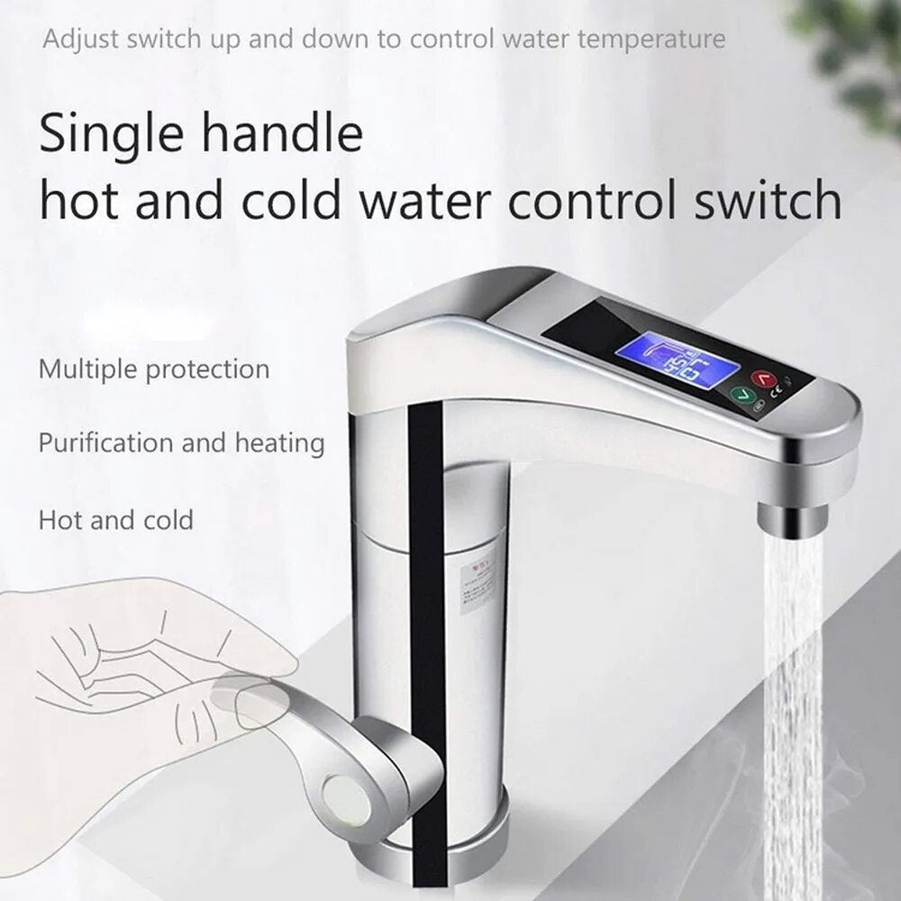 Instant Heat Tap Pro | Smart Touch LCD 220V